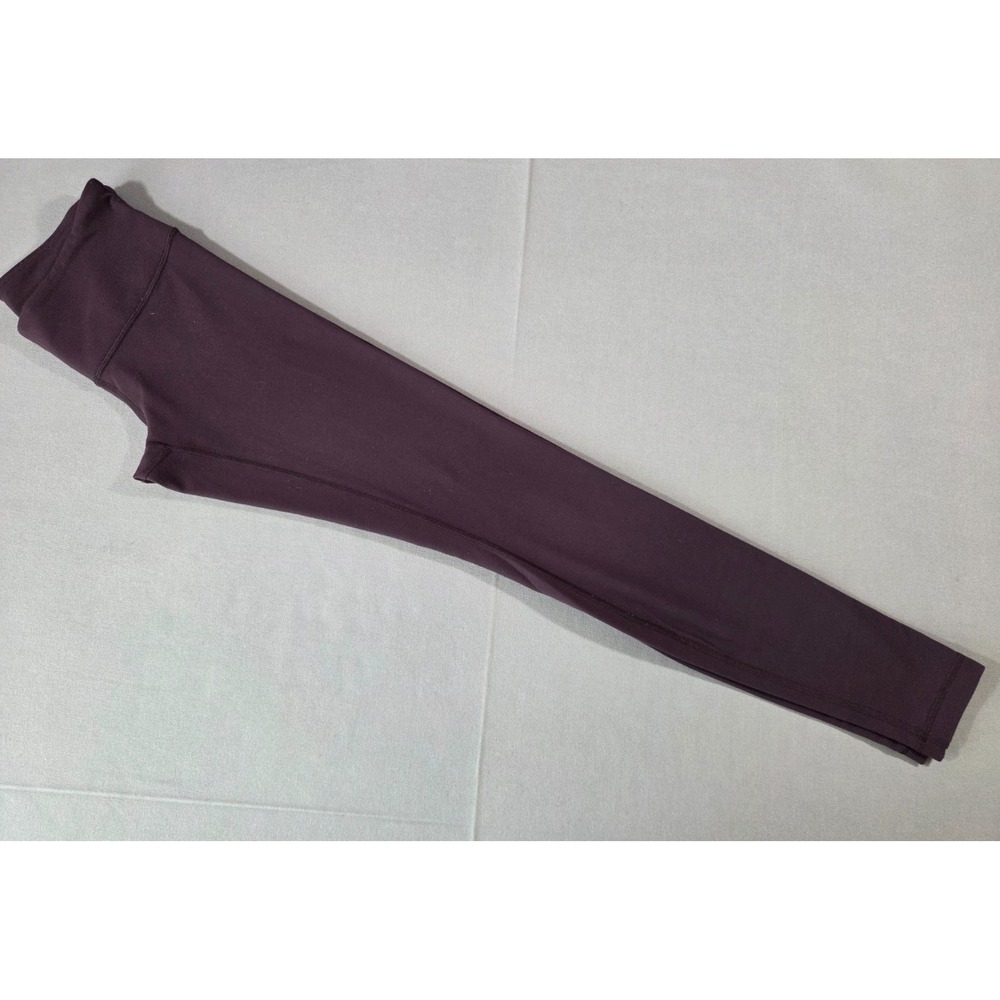Lululemon Leggings‎ Womens 6 Dark Maroon High Rise Soft Pants Stretch Gym Active